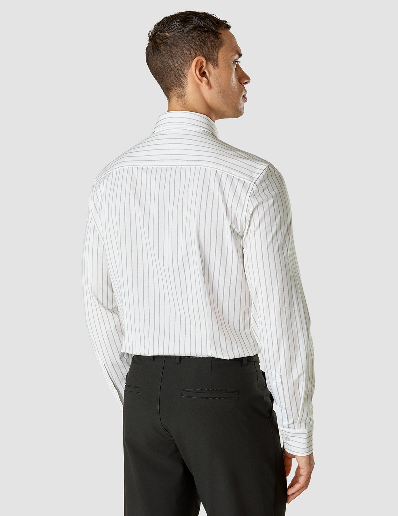 Classic Shirt Limestone Stripes Slim